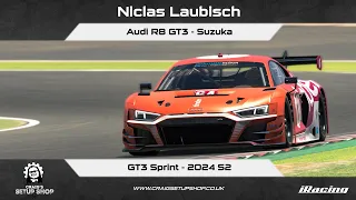 iRacing - 24S2 - Audi R8 GT3 - GT3 Sprint - Suzuka - Nic