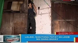 BP: Lalaki, nakitang patay sa loob ng isang bahay sa Quezon City
