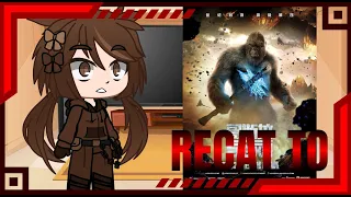 Kaiju react to Godzilla vs Kong 2021 part 20 Kong goes to ancestors home/battle axe  (Gacha club)