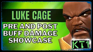 Luke Cage Pre And Post Buff Damage! With And Without Synergies!