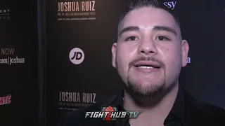 ANDY RUIZ JR TO FANS WHO CALL HIM A "CHUBBY WANKER" - "IM GONNA PROVE ALL THEM DOUBTERS WRONG!"