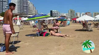 BEACH WALK Punta del Este Playa URUGUAY 4k video TRAVEL VLOG