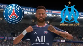 PARIS SAINT-GERMAIN vs OLYMPIQUE DE MARSEILLE | FIFA 22 Ligue 1 | Prediction 17/04/2022