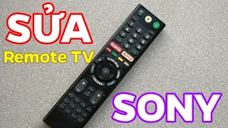 Cách sửa remote TV Sony, cách sửa điều khiển TV Sony!