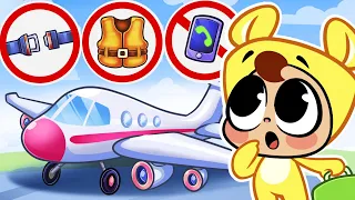 Safety Tips On The Airplane ✈️ Safety Rules For Kids By Doo Bee Doo Kids