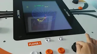 Two-player Tempest spinner sensitivity test for Arcade1Up Pong pub table.