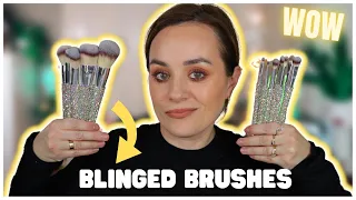 BLINGED BRUSHES The Silver Collection so different and sparkly