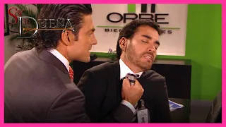 Soy tu dueña: José Miguel y Alonso pelean por el amor de Valentina | Escena - C 42