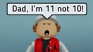 When Your Dad Lies About Your Age 😂 - Roblox Meme!