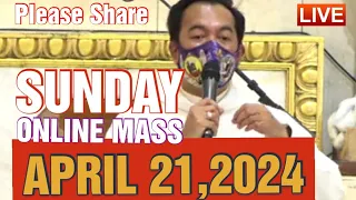 QUIAPO CHURCH LIVE MASS TODAY REV FR DOUGLAS BADONG SUNDAY APRIL 21,2024