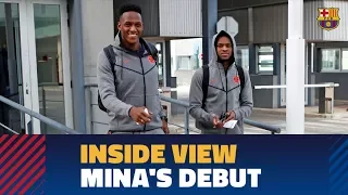 [BEHIND THE SCENES] Yerry Mina's debut with Barça