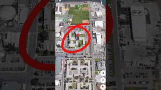 Found Swastika-Shaped Building on Google Earth ! 😮😮 #shorts