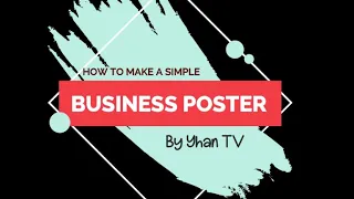 HOW TO MAKE A SIMPLE BUSINESS POSTER ft MS PUBLISHER