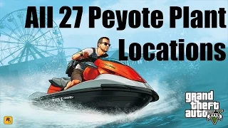 GTA V All 27 Peyote Plant Locations