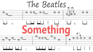 The Beatles - Something / Guitar Solo Tab+BackingTrack