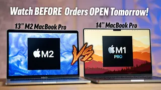 13" M2 MacBook Pro vs 14" MacBook Pro - What you NEED to KNOW!