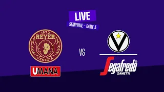 LIVE | Umana Reyer Venezia vs. Virtus Segafredo Bologna | LBA Playoff UnipolSai 2024 | G3