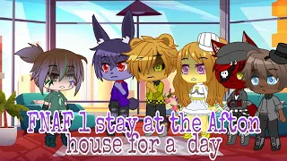 FNAF1 stay a day at the Aftons house//part 2 of fnaf1 meet sister location|AftonFamilyReunion part 9