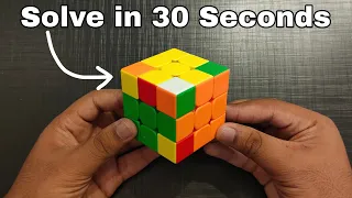 How To Solve 3x3 Rubik's Cube in 30 Seconds "Hindi Urdu"