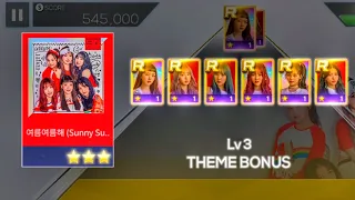 [SuperStar GFRIEND] '여름여름해 (Sunny Summer)' 🍹🏖️ w/ Full Theme! Hard Mode All Perfect Gameplay