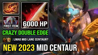 How to Play Centaur As the NEW Mid Carry in 2023 - Max Strength Double Edge 6000 HP Dota 2