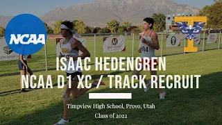 Isaac Hedengren D1 NCAA XC and Track