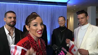 🇬🇪 Nutsa (Georgia) @ Eurovision 2024 Turquoise Carpet Opening Ceremony | Interview