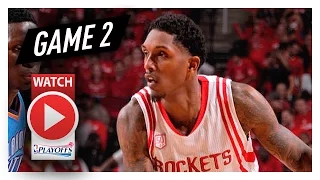 Lou Williams Full Game 2 Highlights vs Thunder 2017 Playoffs - 21 Pts off the bench!