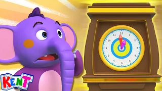 Hickory Dickory Dock + More Nursery Rhymes & Kids Songs | Kent The Elephant