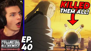 what REALLY happened at Xerxes... HOENHEIM'S SECRET REVEALED!! FMAB Episode 40 REACTION