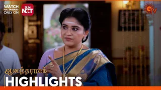 Anandha Ragam - Highlights | 28 Mar 2024  | Tamil Serial | Sun TV