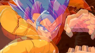 Both SSJ4 Gogeta vs. SSB Gogeta Dramatic Finishes at the same time