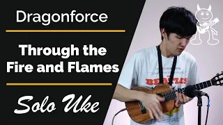 Through the Fire and the Flames - Solo Ukulele Cover!!! (A First Take Short)