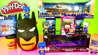 Play Doh Batman Surprise Egg Batmobile Toys x2 Blind Box Unboxing DCTC Playdough Videos