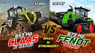 New CLAAS 12.650 Xerion VS Largest Fendt 1167 MT Vario - Which is better & stronger? Comparison 2023