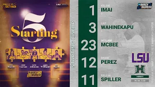 (3) LSU vs (14) Hawai'i | 2023 NCAA Tournament: First Round | 3.17.23