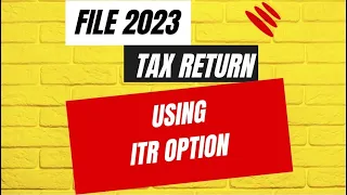 HOW TO FILE THIS YEAR'S TAX RETURN USING ITR FOR EMPLOYMENT INCOME ONLY