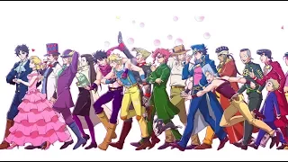 Size comparison of jojo's characters !