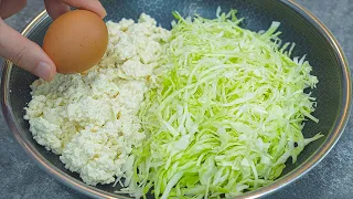 Cabbage,Tofu with eggs is better than meat! Simple and very Delicious! Easy cabbage recipe!