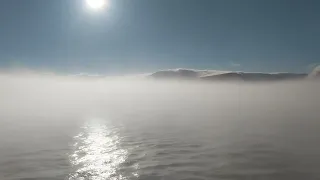 Остров Симушир - туман