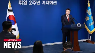 Yoon holds first press conference in 21 months, apologizes for First Lady's 'unwise action'