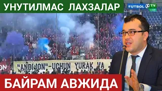 Andijon muxlislari va futbolchilari jamoani superligaga qaytganini nishonlashmoqda