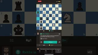 My rook gets murked, but I get the checkmate