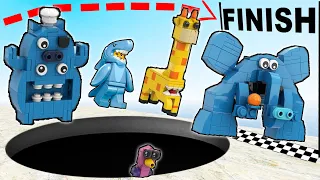 DRACULASS VS BANBAN 3 VS BANBAN LEGO VS PORC VS ELEFANT! CINE ARE CEA MAI MARE SARITURA? *AMUZANT*