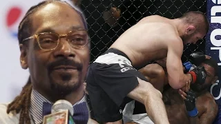 Snoop Dogg Reacts To Khabib Nurmagomedov's Win Over Michael Johnson at UFC 205