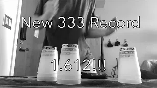 NEW 3-3-3 RECORD - 1.612!!! - Sport Stacking