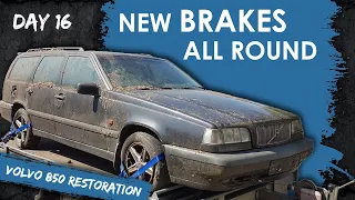 Volvo 850 Restoration - Installing New Brakes