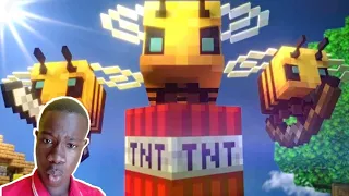 MINECRAFT BEES RAP | "Busy Buzzy Bees" | Animated Music Video Reaction