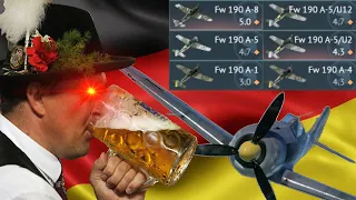 Totally Unbiased Fw 190-A Series Experience [War Thunder]