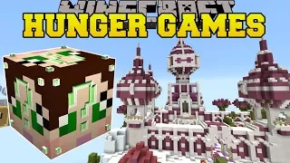 Minecraft: PINK CASTLE HUNGER GAMES - Lucky Block Mod - Modded Mini-Game